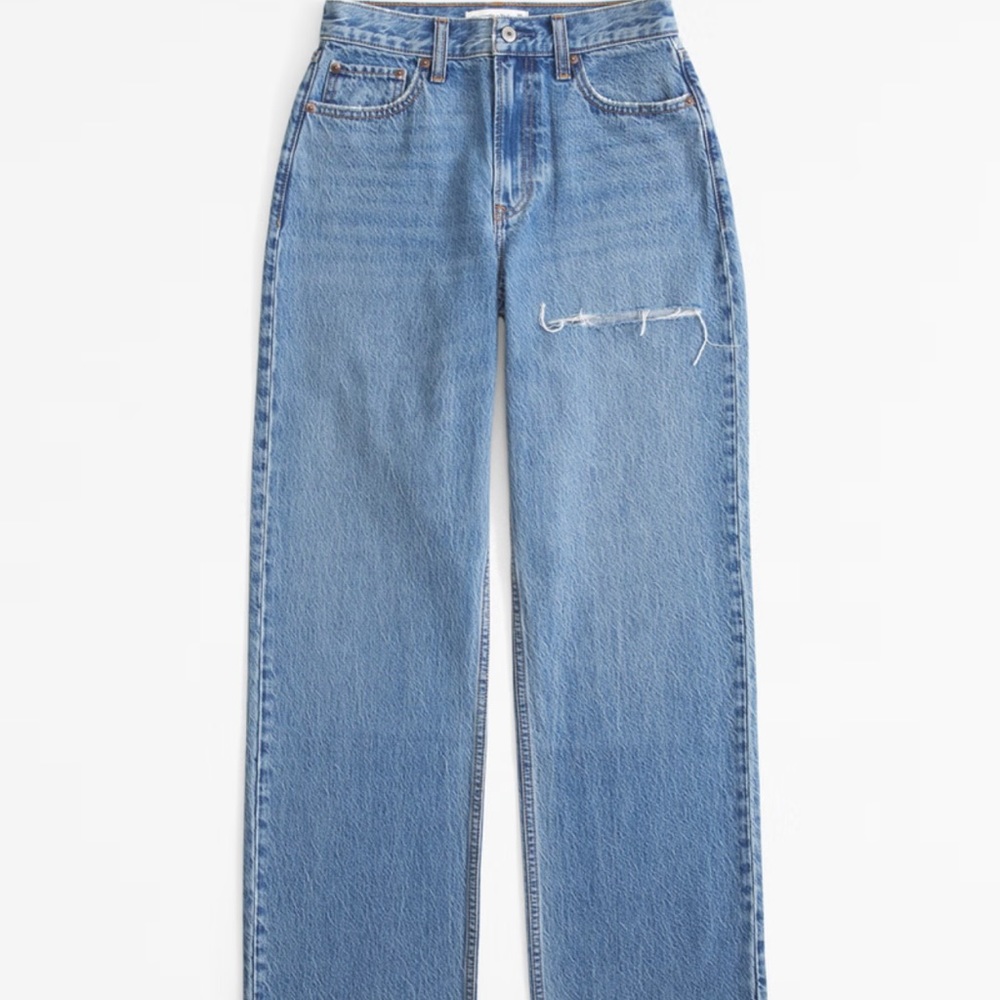 Abercrombie & Fitch High Rise Blue Jeans